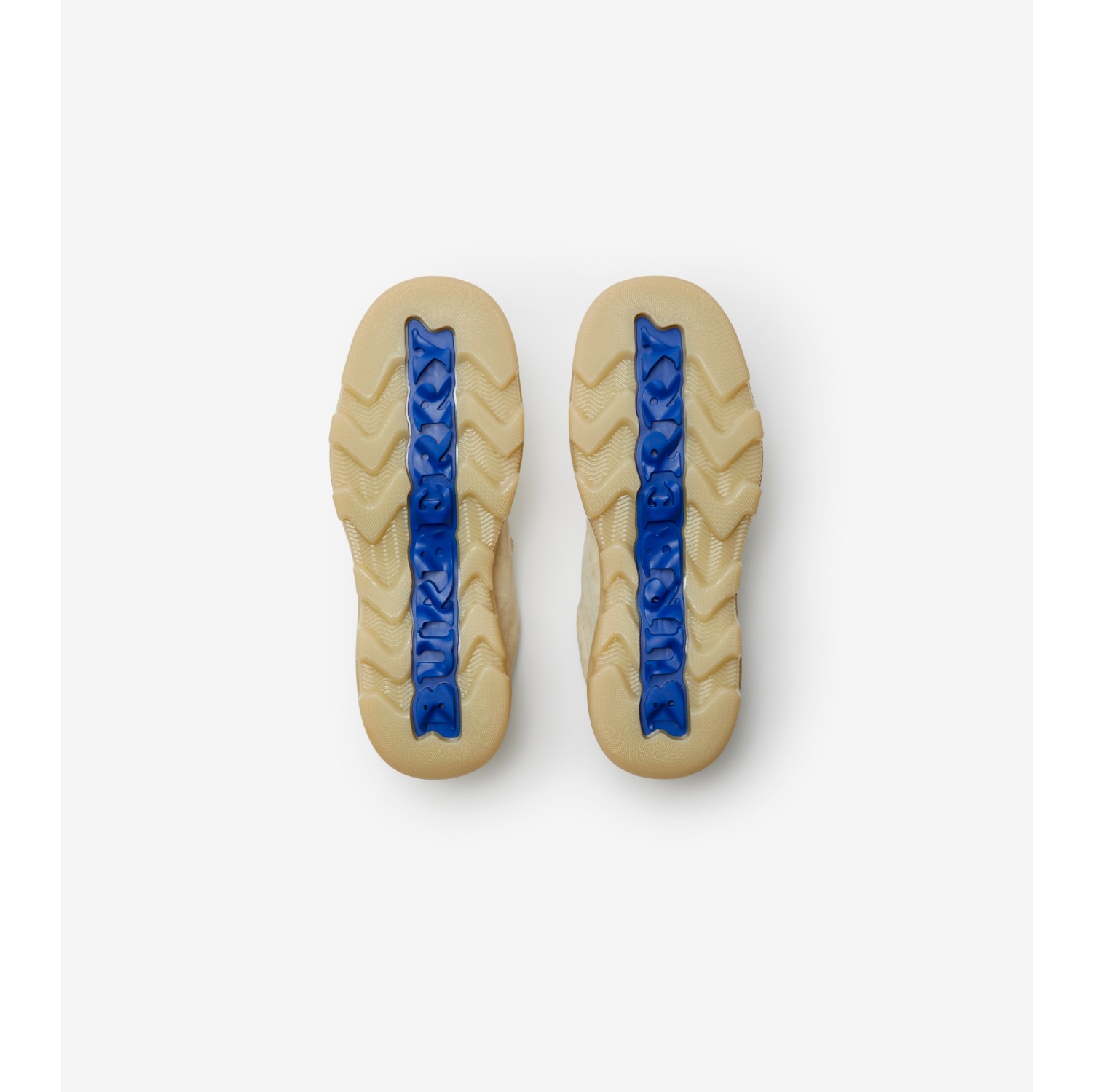 Suede Creeper Mid Shoes in Clay - Men | Burberry® Official