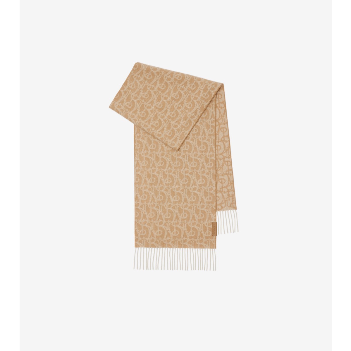 BURBERRY BURBERRY B CHARM CASHMERE SCARF 