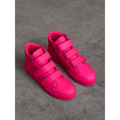 pink burberry sneakers