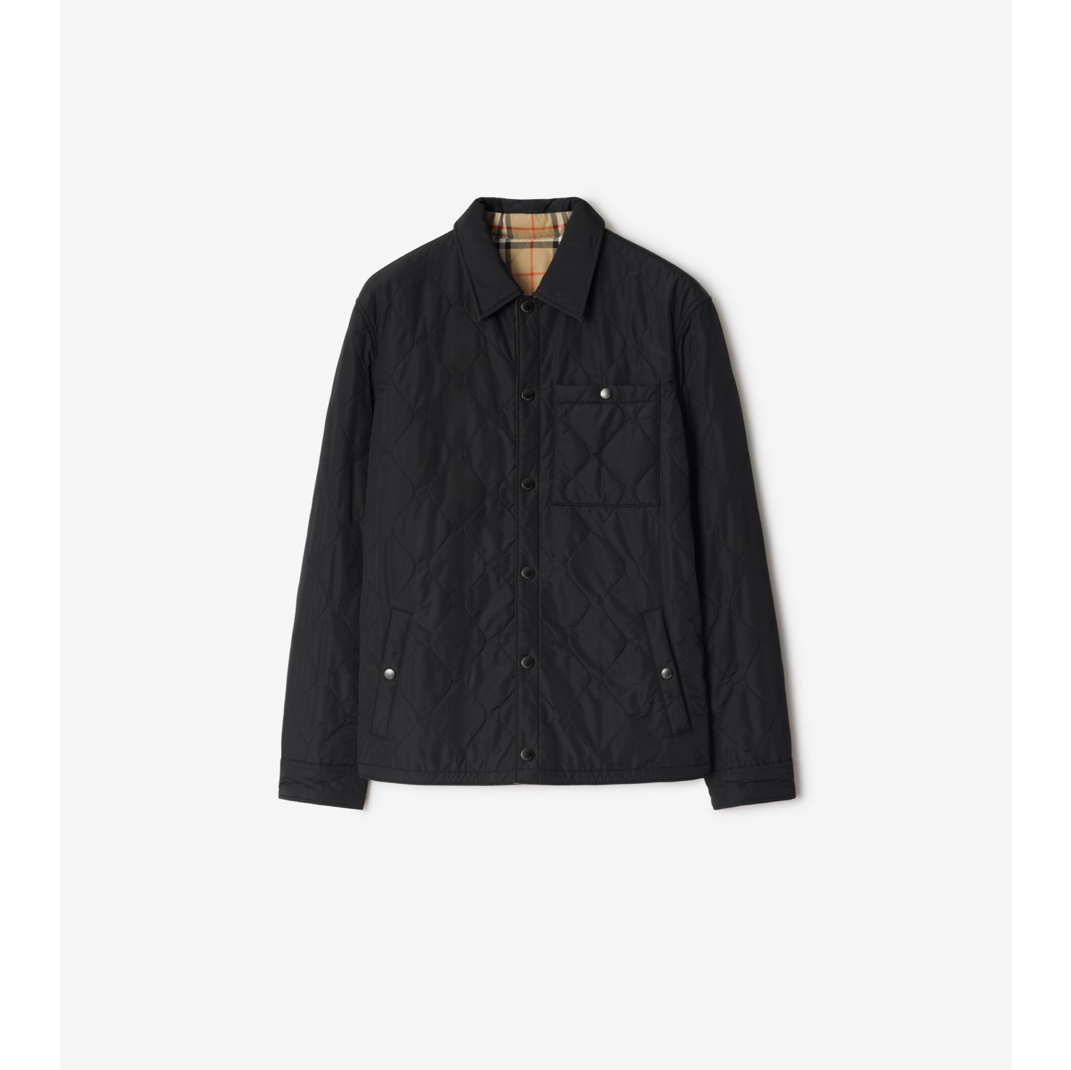 Reversible Quilted Nylon Overshirt