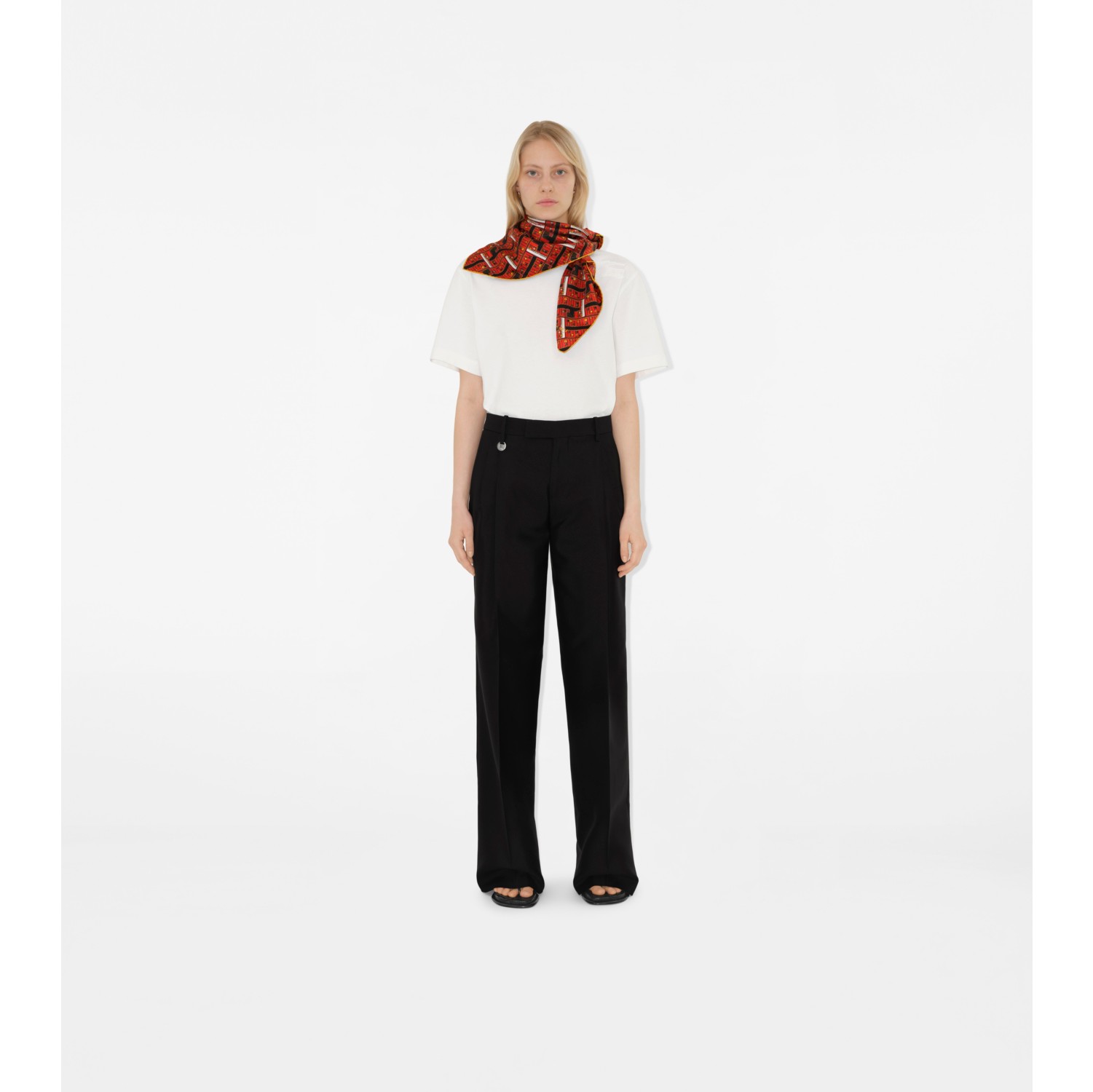 バス シルクスカーフ (ピラー) | Burberry®公式サイト