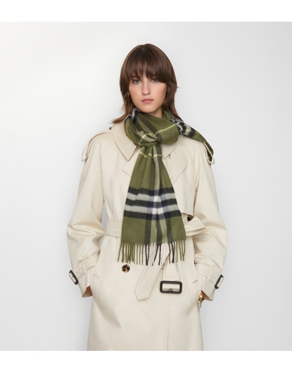 Check Cashmere Scarf