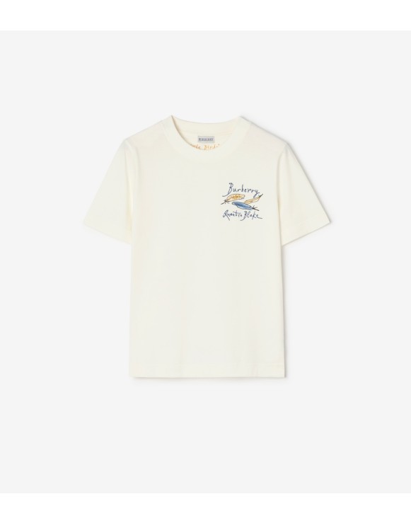 T-shirt en coton Feather