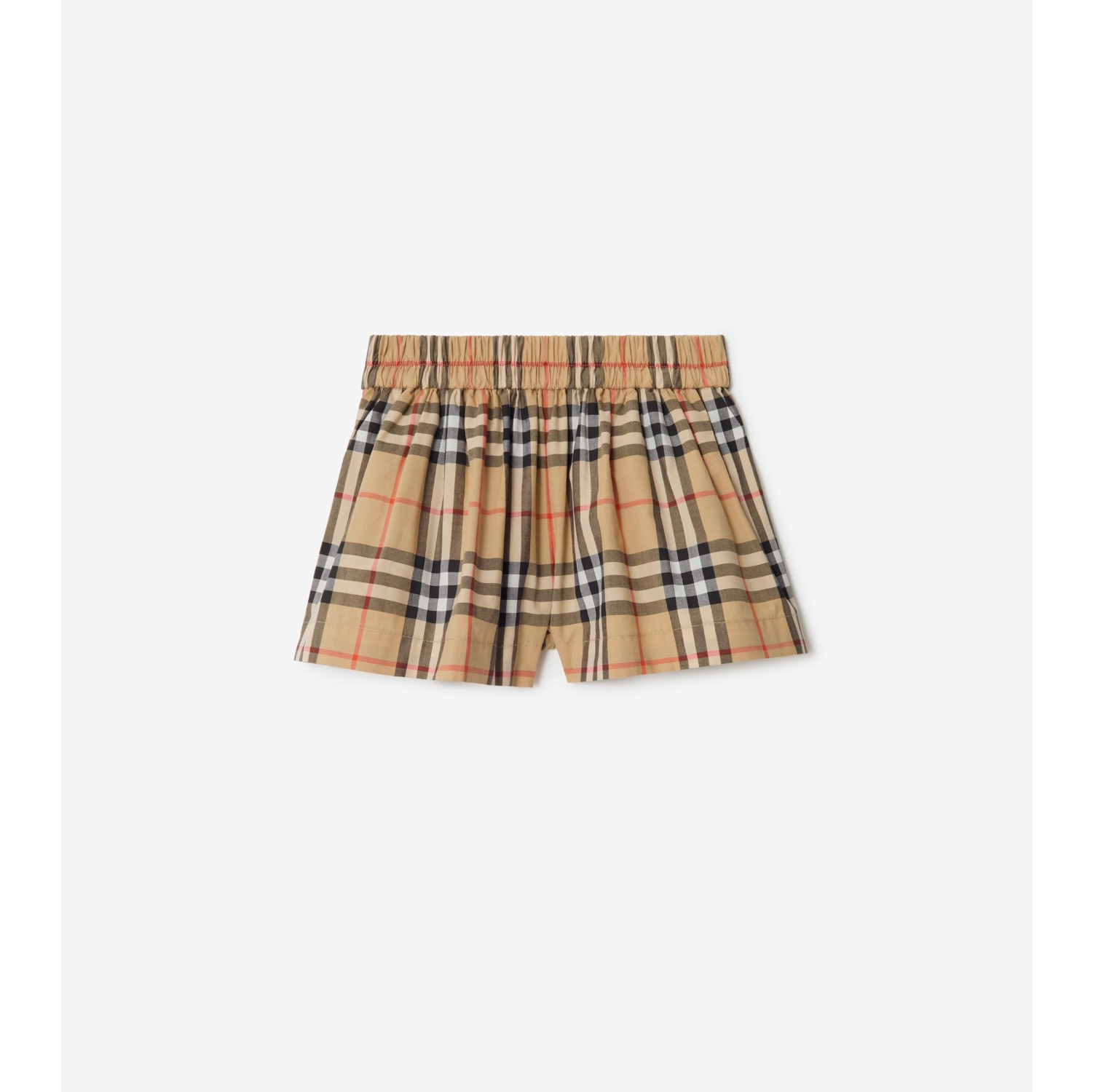Short en coton Check