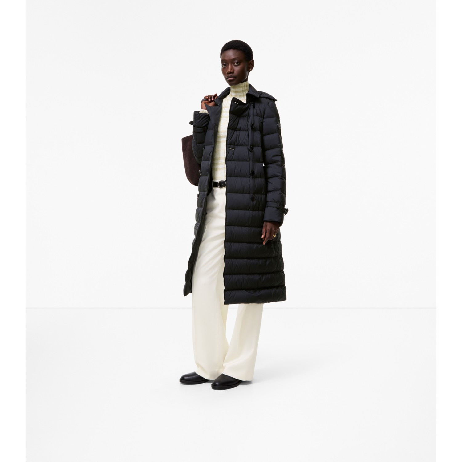 Long Nylon Audley Puffer Coat - thumbnail 6