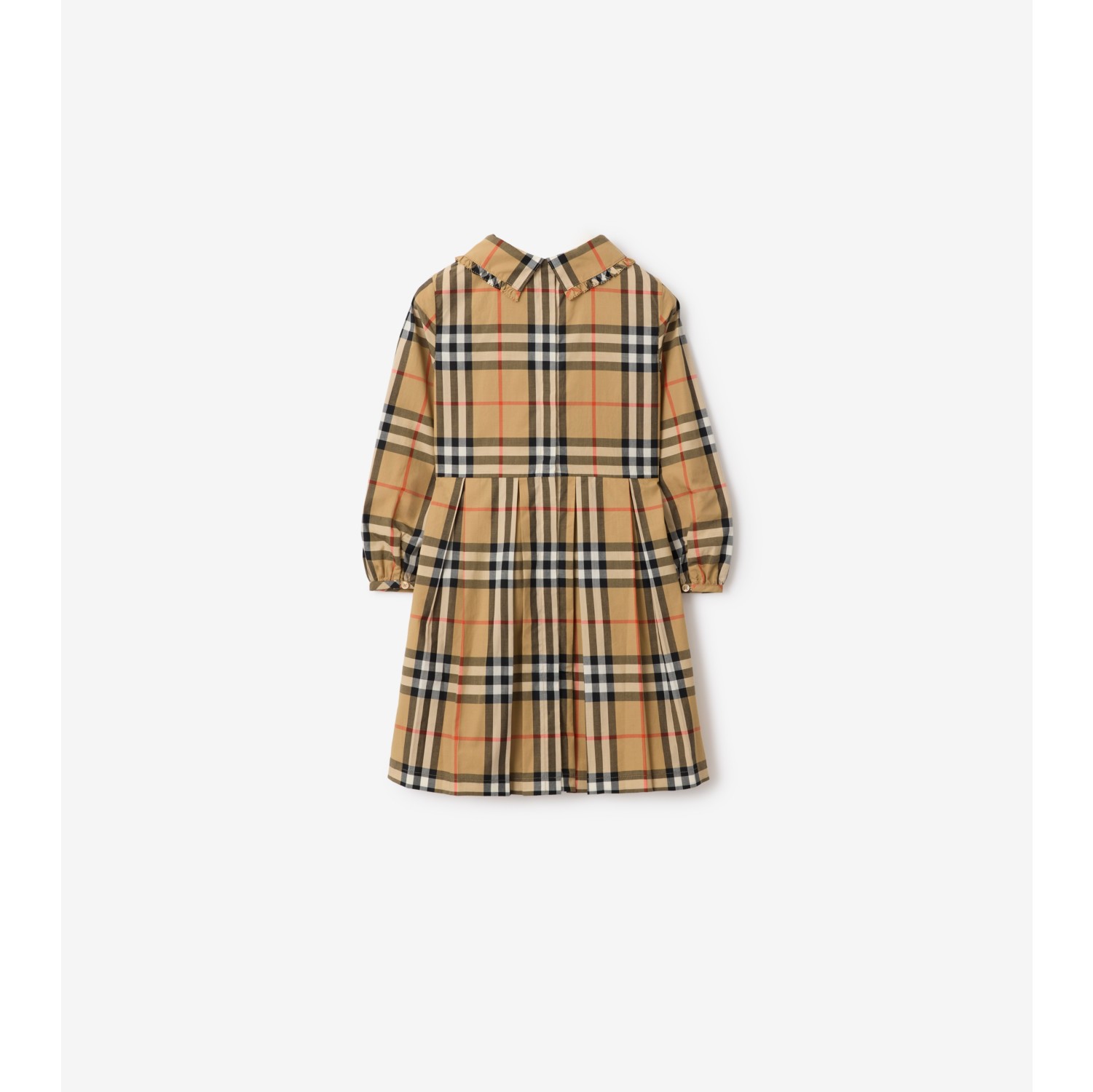 Check Cotton Poplin Dress