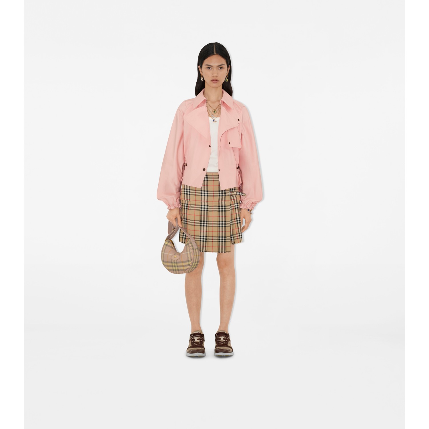 Horseshoe Crossbody Bag​ in Teacup pink - Women | Burberry® Official