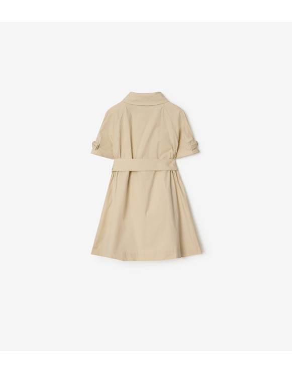 Robe trench en coton stretch