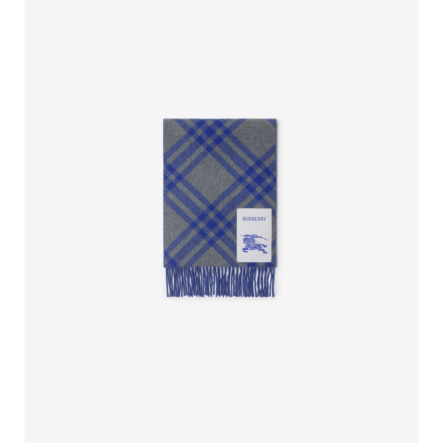 Sciarpa Rose reversibile in cashmere Check