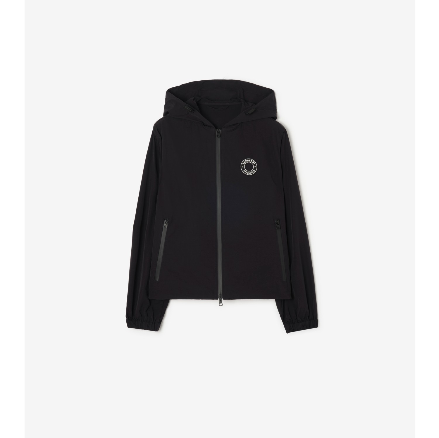 Logo Graphic Nylon Hooded Jacket