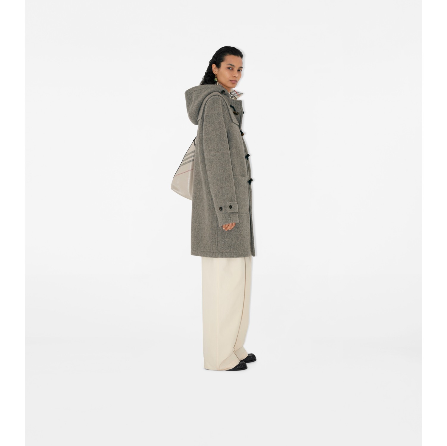 Dufflecoat aus Wolle