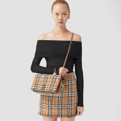 Burberry Leather weekender bag Leather handbags Fashion bags