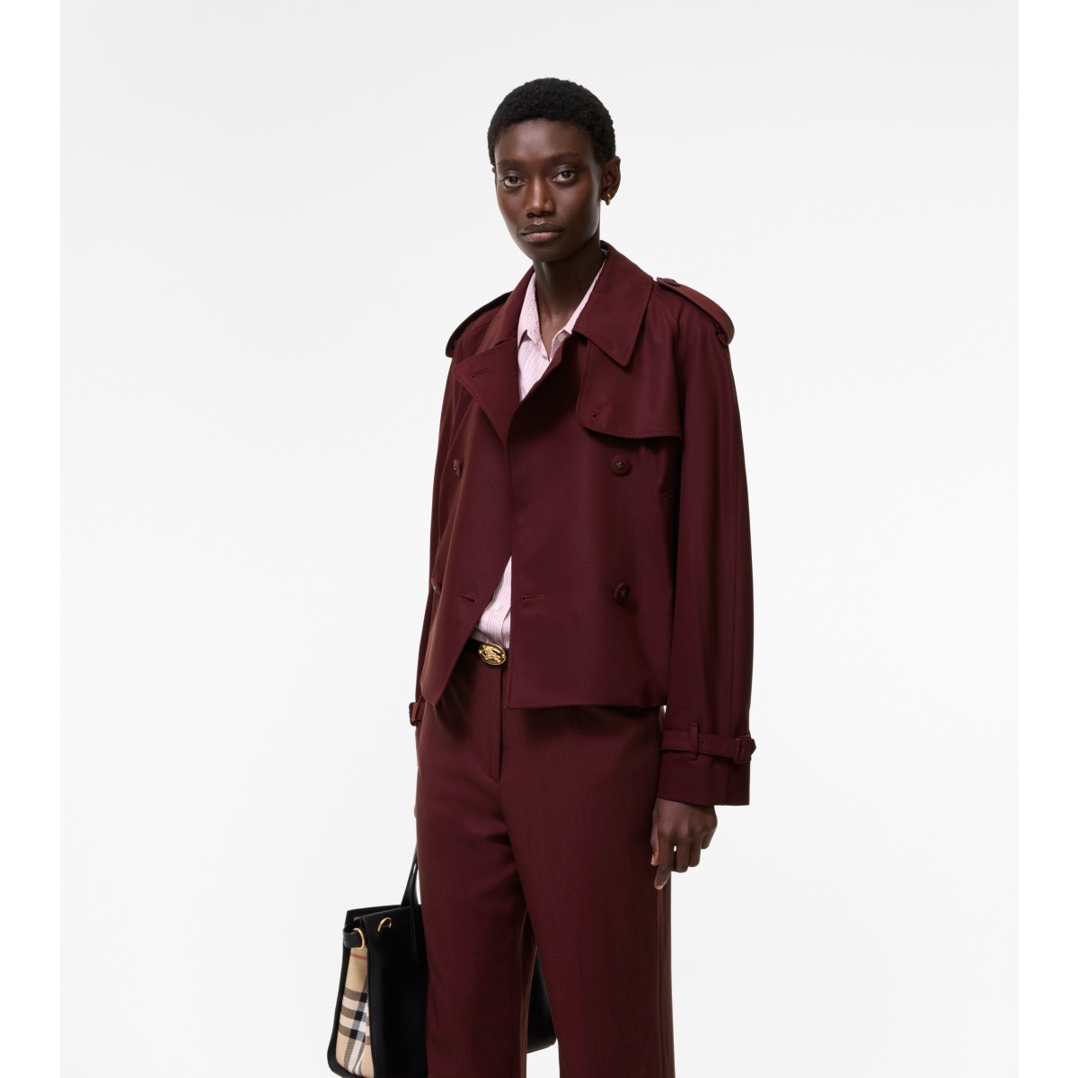  Cropped Mayfair Trench Jacket