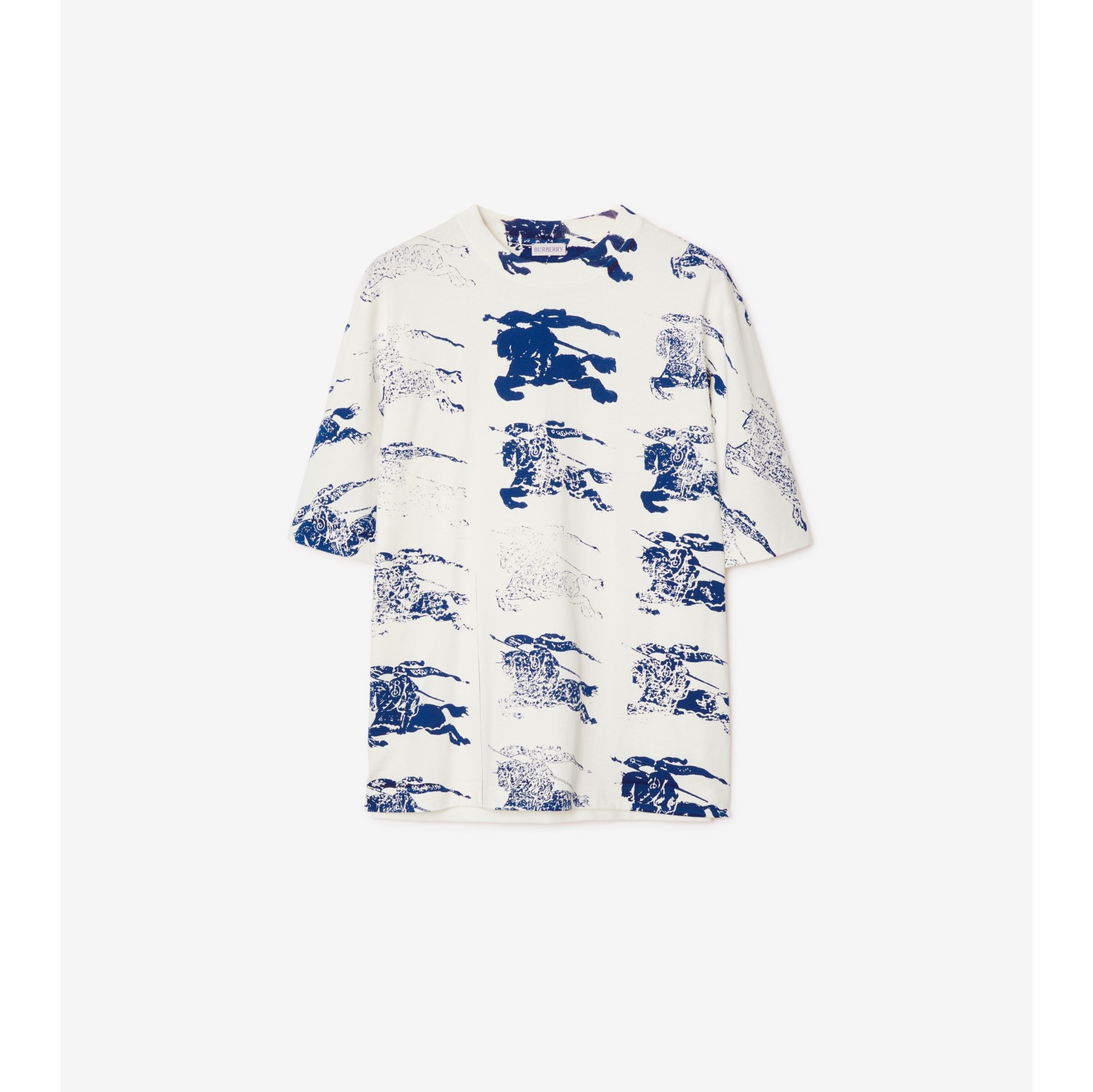 EKD Cotton T-shirt in Rain - Men | Burberry® Official