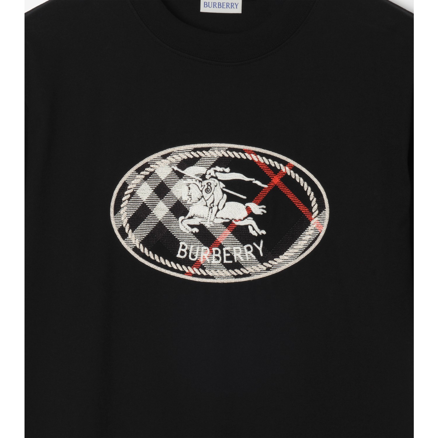 チェック ナイトスタンプ コットンTシャツ