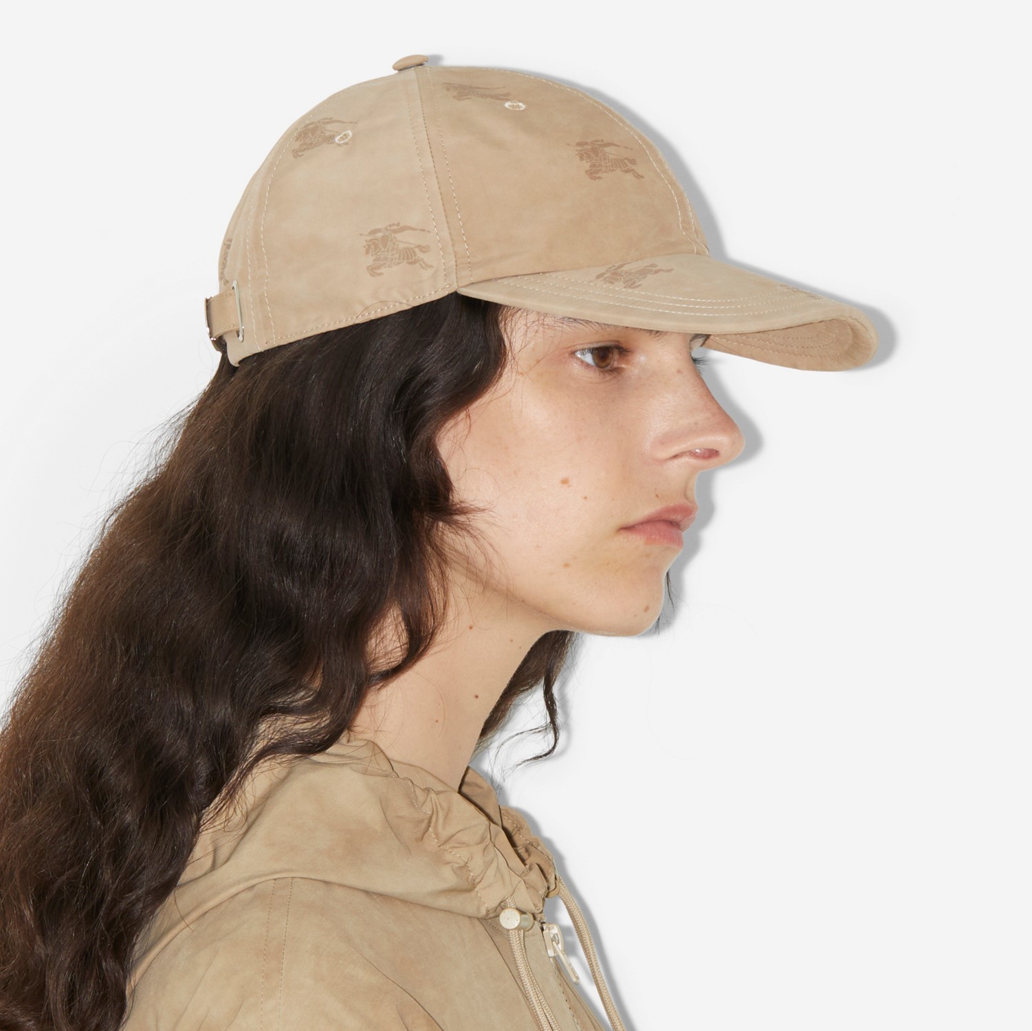EKD Technical Cotton Baseball Cap in Soft Fawn | Burberry® Official