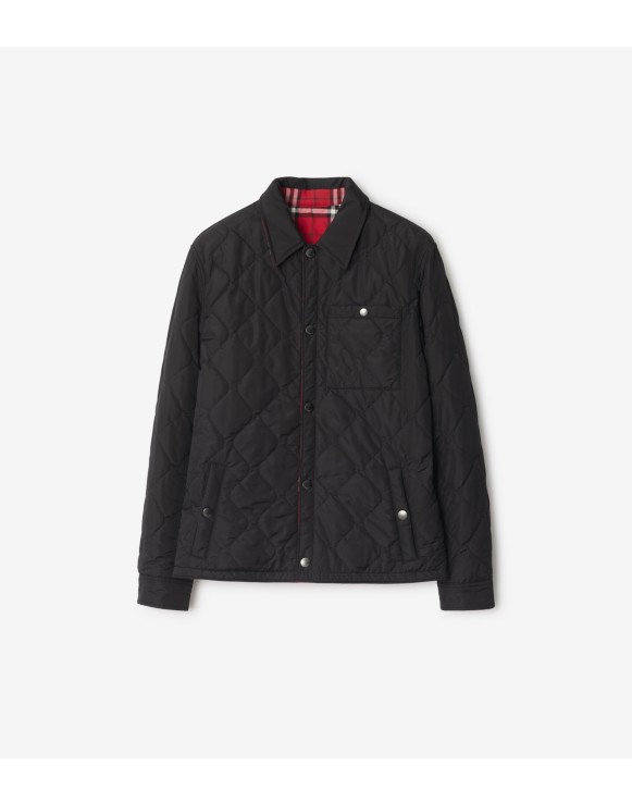 Reversible Quilted Nylon Overshirt