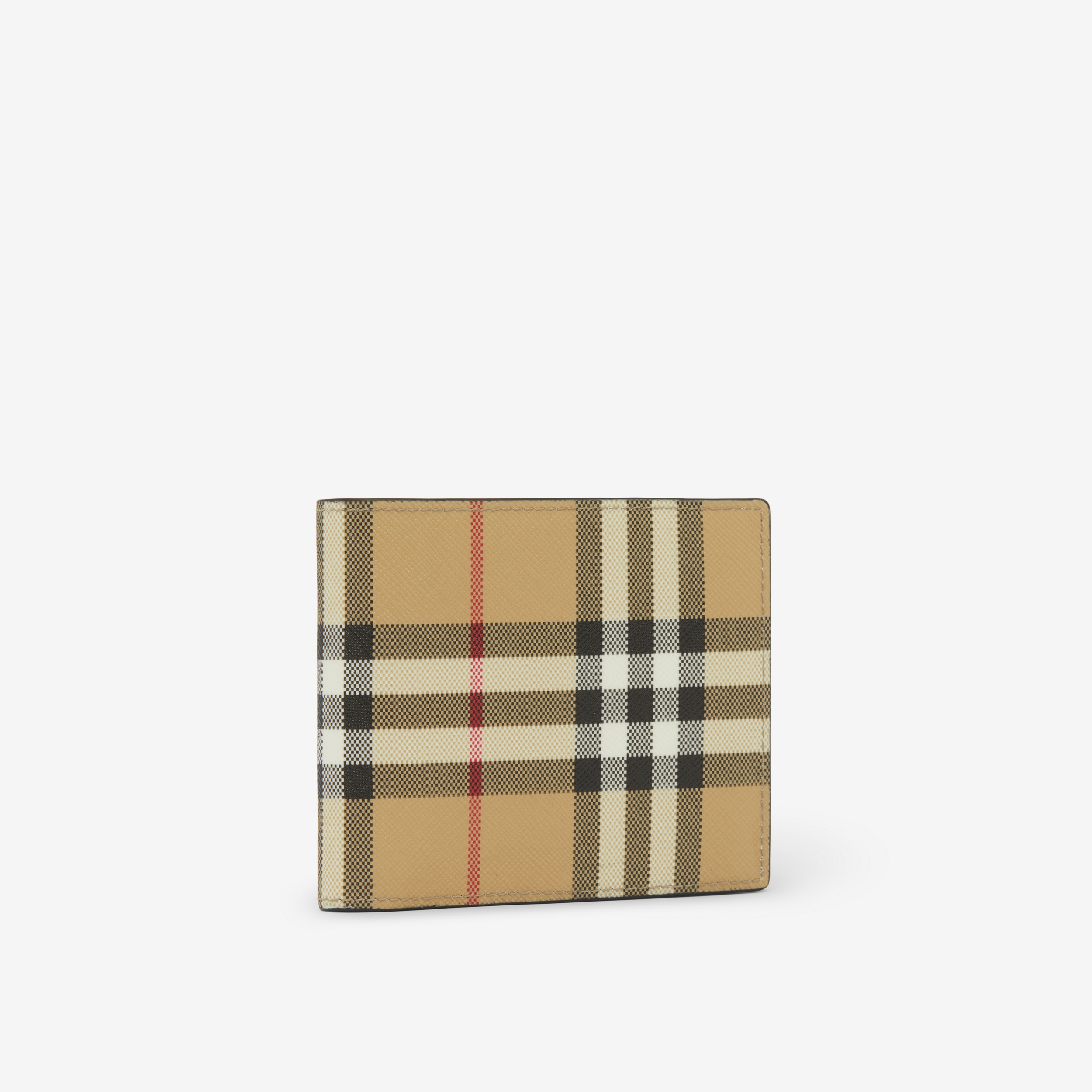 Vintage Check Bifold Wallet with ID Card Case in Archive Beige - Men | Burberry® Official - 2
