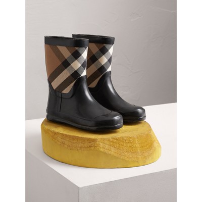 infant burberry rain boots