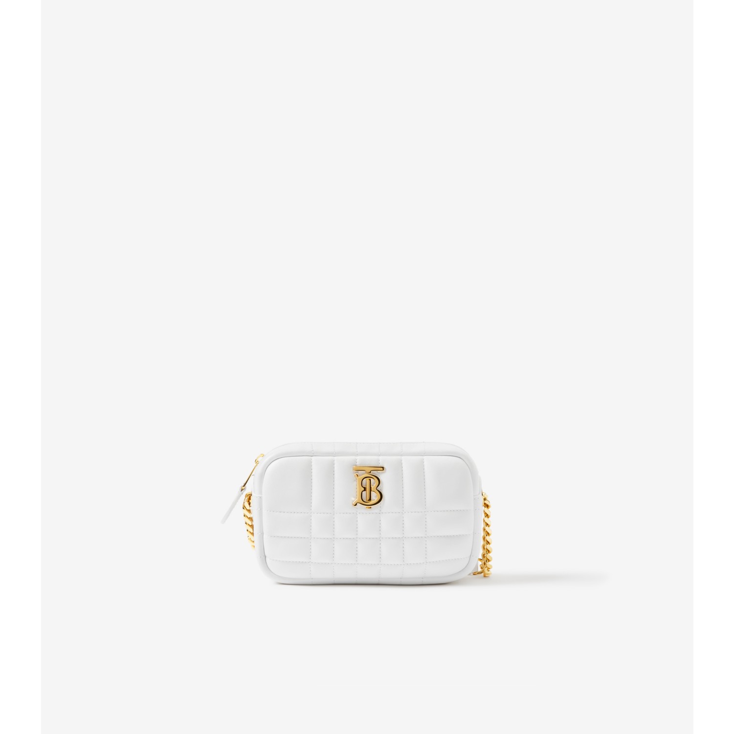 Burberry Small Monogram Leather Camera Bag