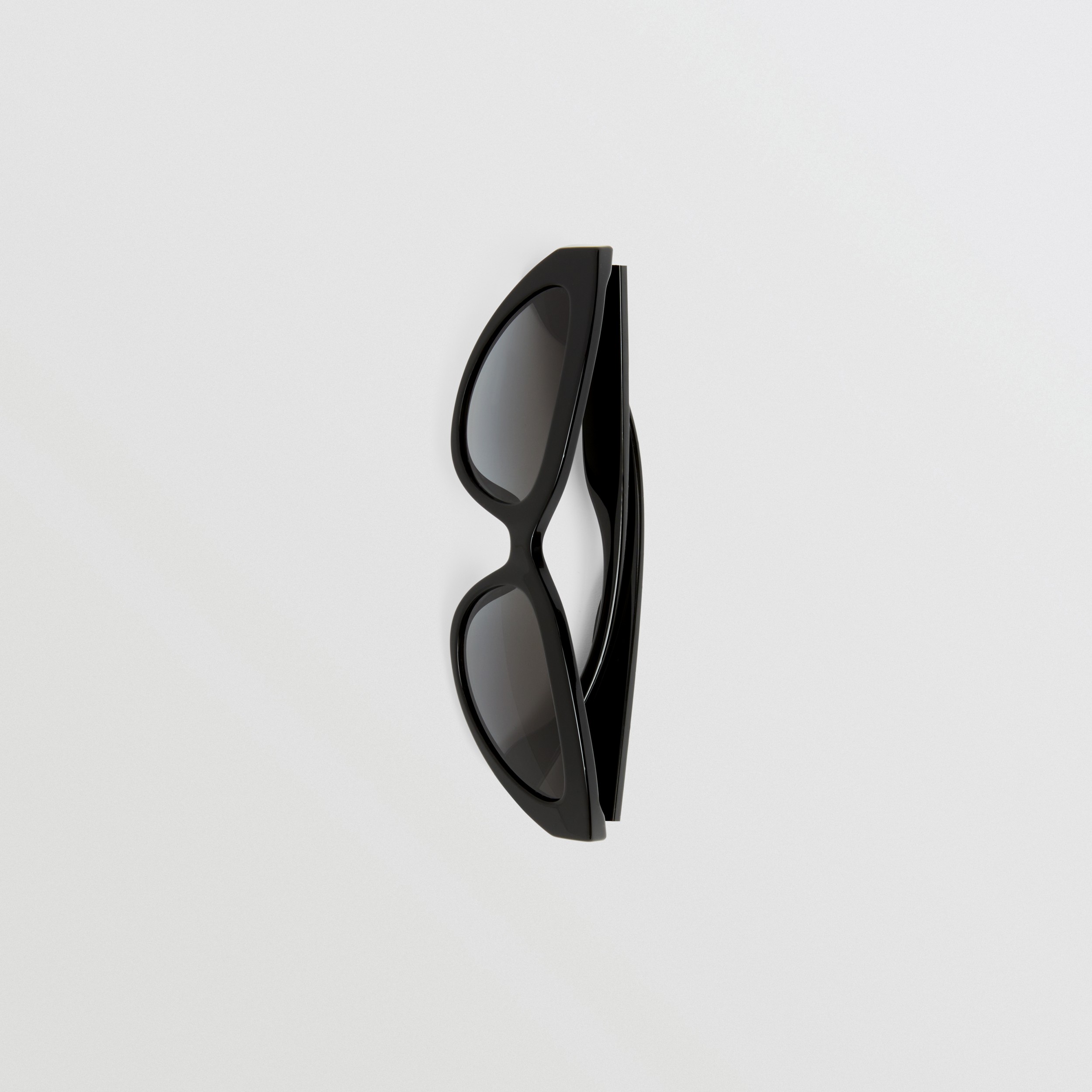 Cat-eye Frame Sunglasses in Black/black - Women | Burberry® Official - 4