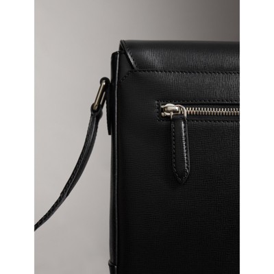 burberry bag black leather