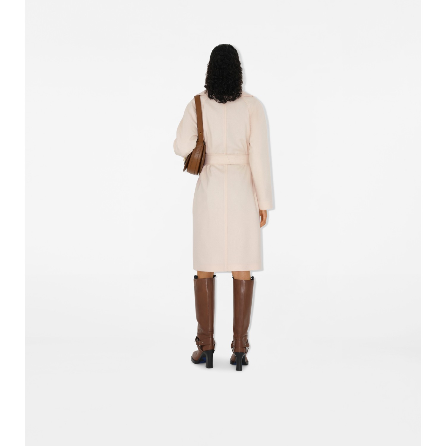 Cashmere Wrap Coat in Soap - Women | Burberry® Official