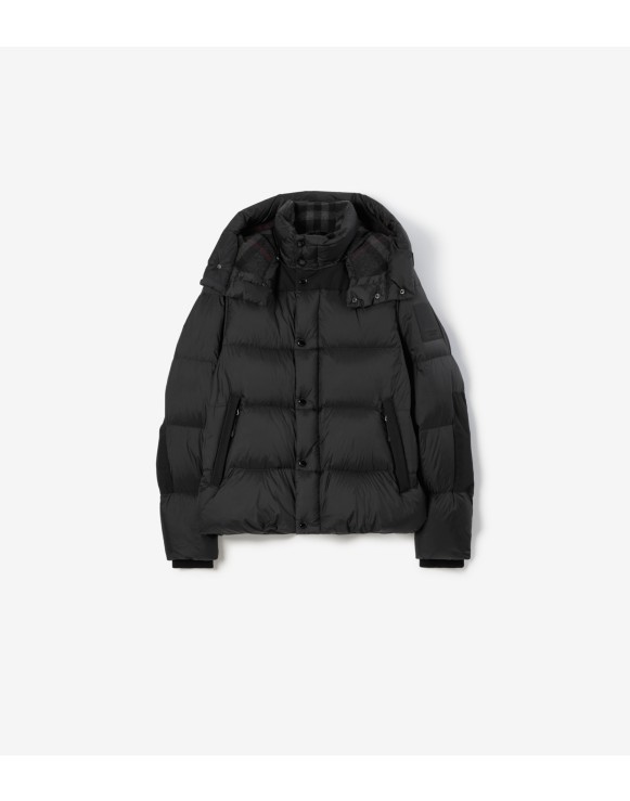 Detachable Sleeve Nylon Puffer Jacket