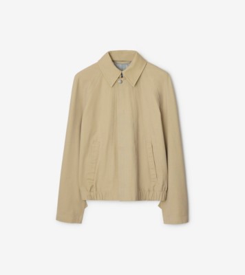 ジャケット Burberry SS25 Beige cotton jacket (8105513 A1435) BURBERRY - Cropped jacket | Leam Roma - Luxury Shopping Online