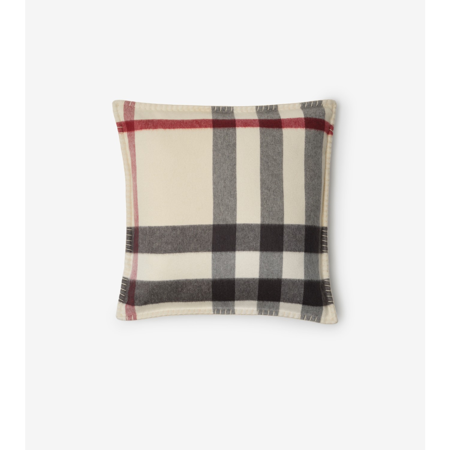 Check Cashmere Cushion