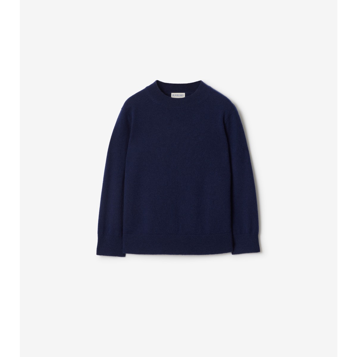  Check Patch Wool Cashmere Sweater