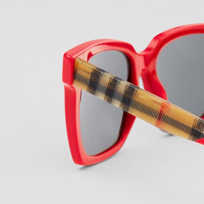 burberry sunglasses red