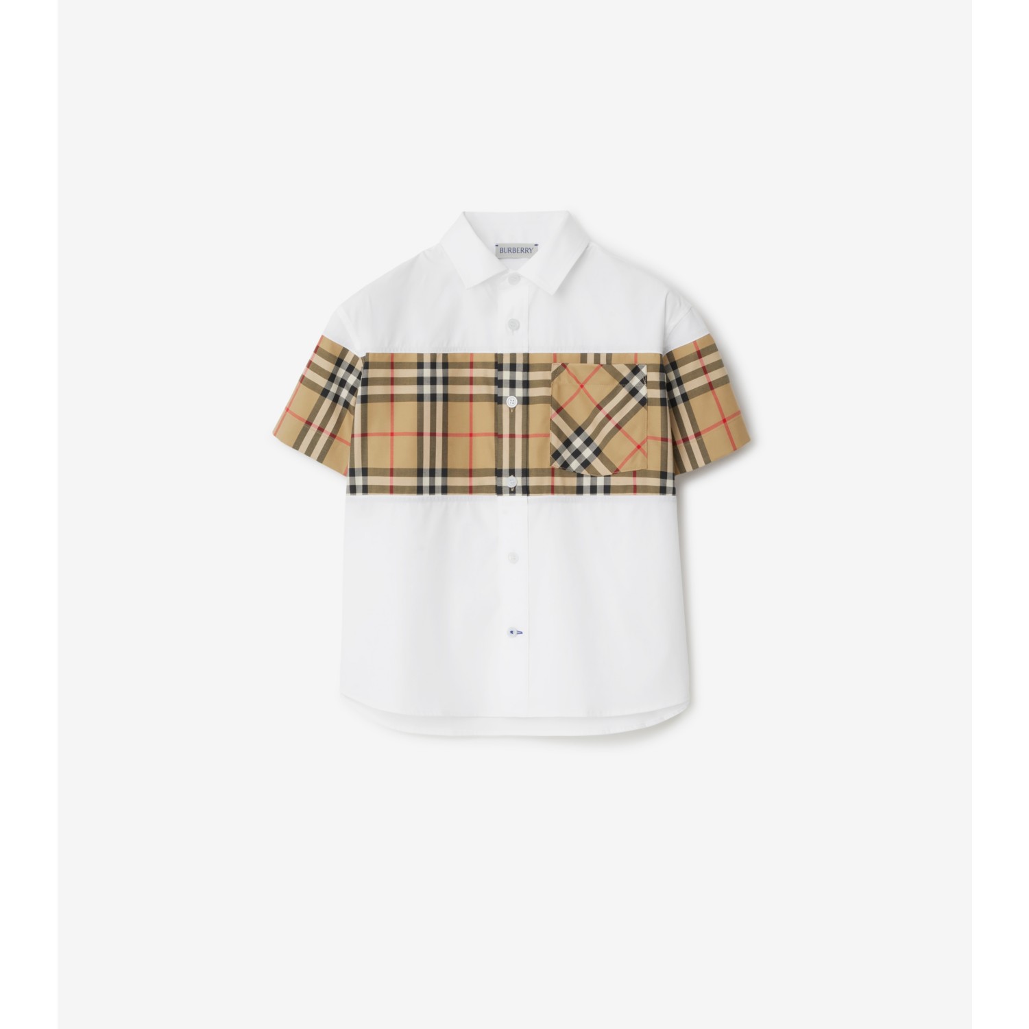 Burberry stretch sales cotton shirt