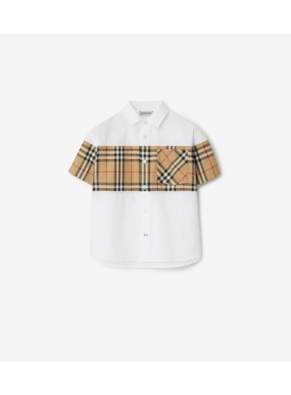 Burberry shirts 2025 for boys