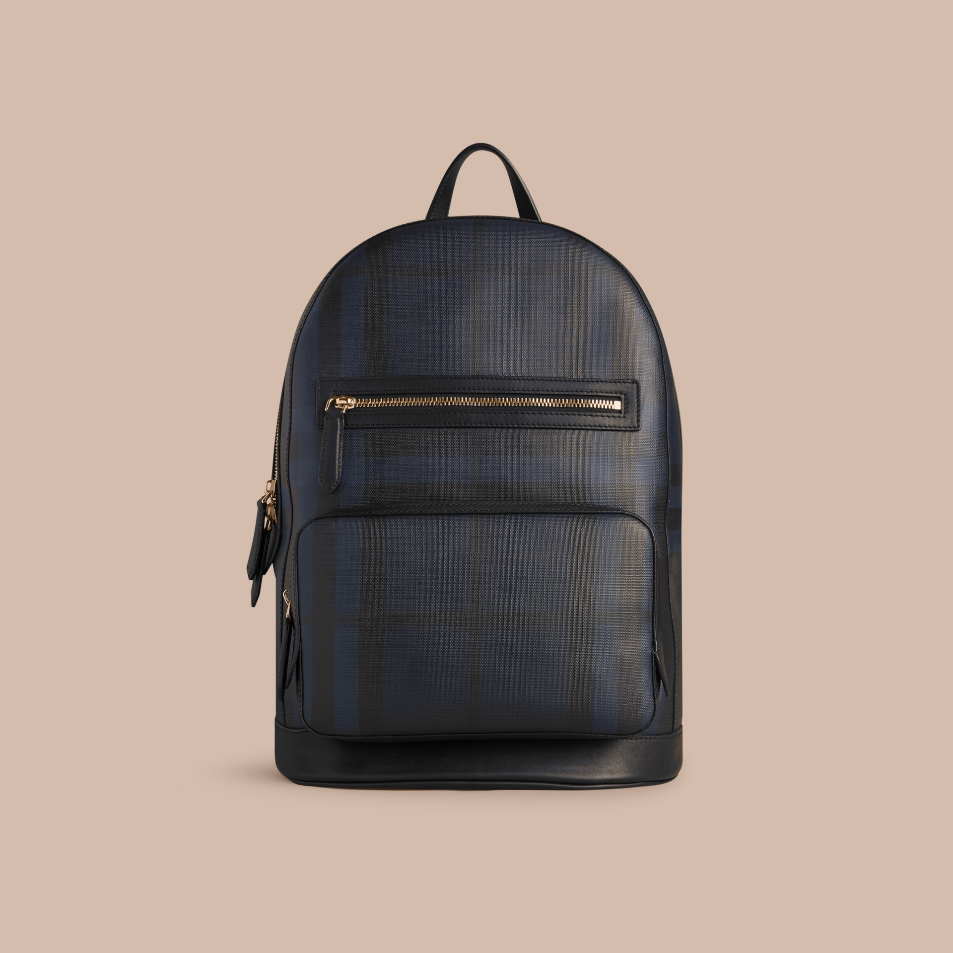 London Check Backpack Navy/black Burberry