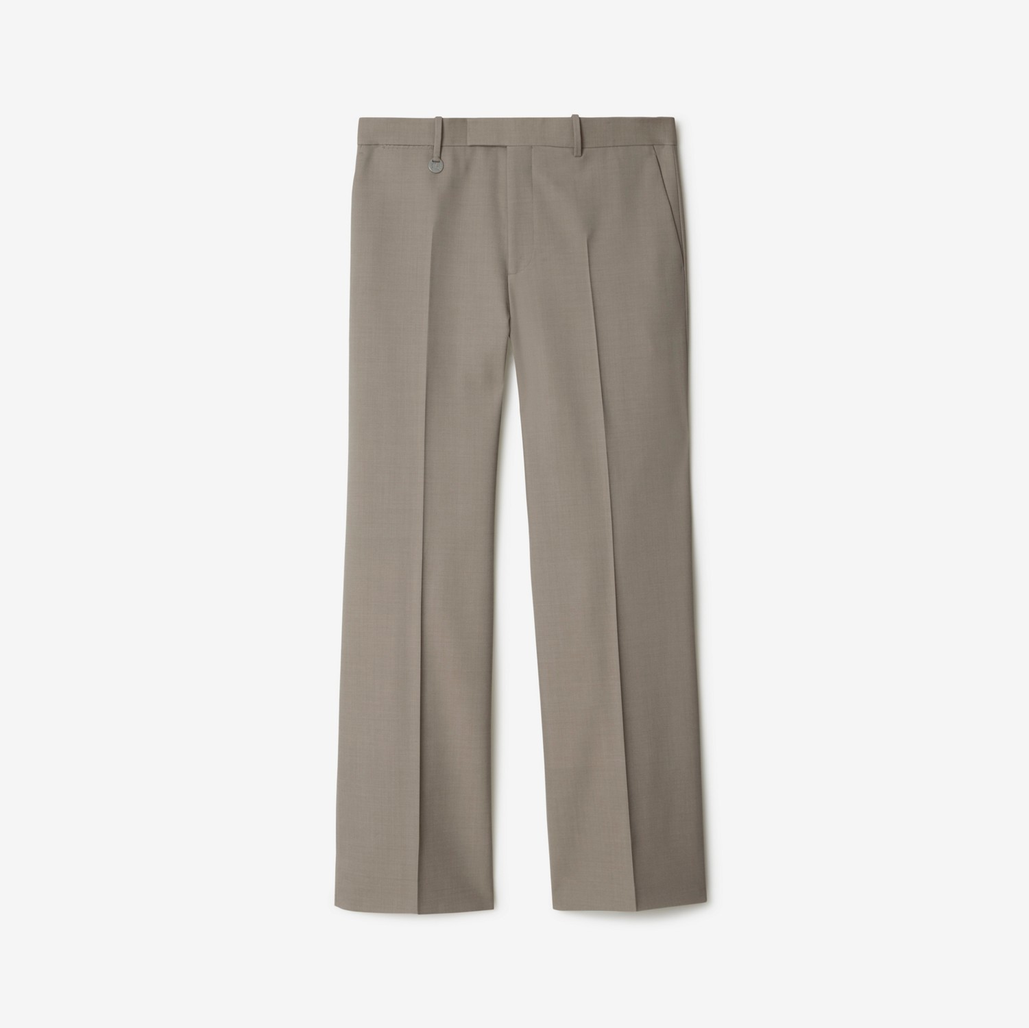 Wool Tailored Trousers in Cliff - Men | Burberry® Official
