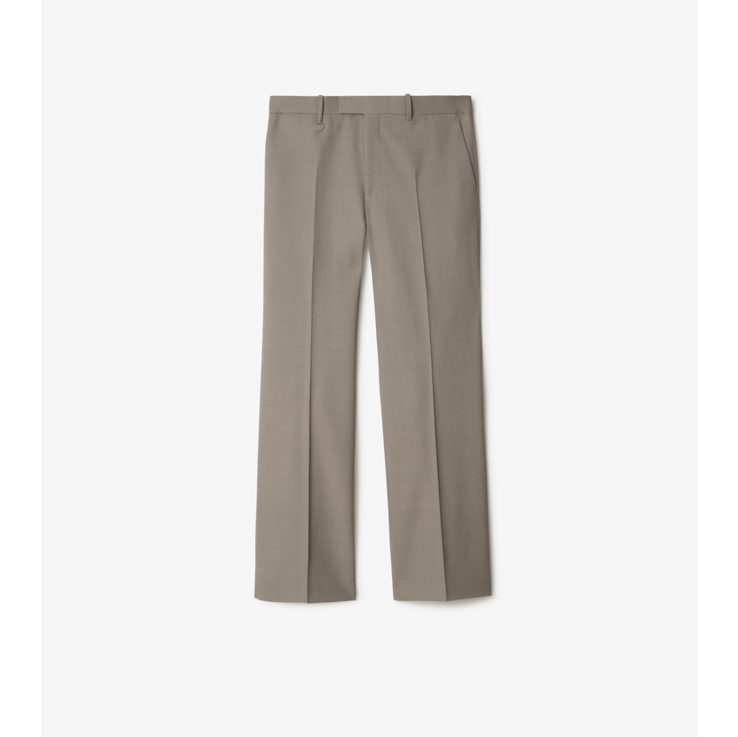 Wool Tailored Trousers in Cliff Men Burberry Official