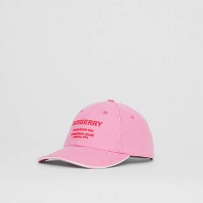 Horseferry Motif Cotton Twill Baseball 