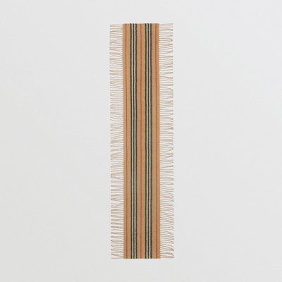 burberry icon stripe cashmere scarf