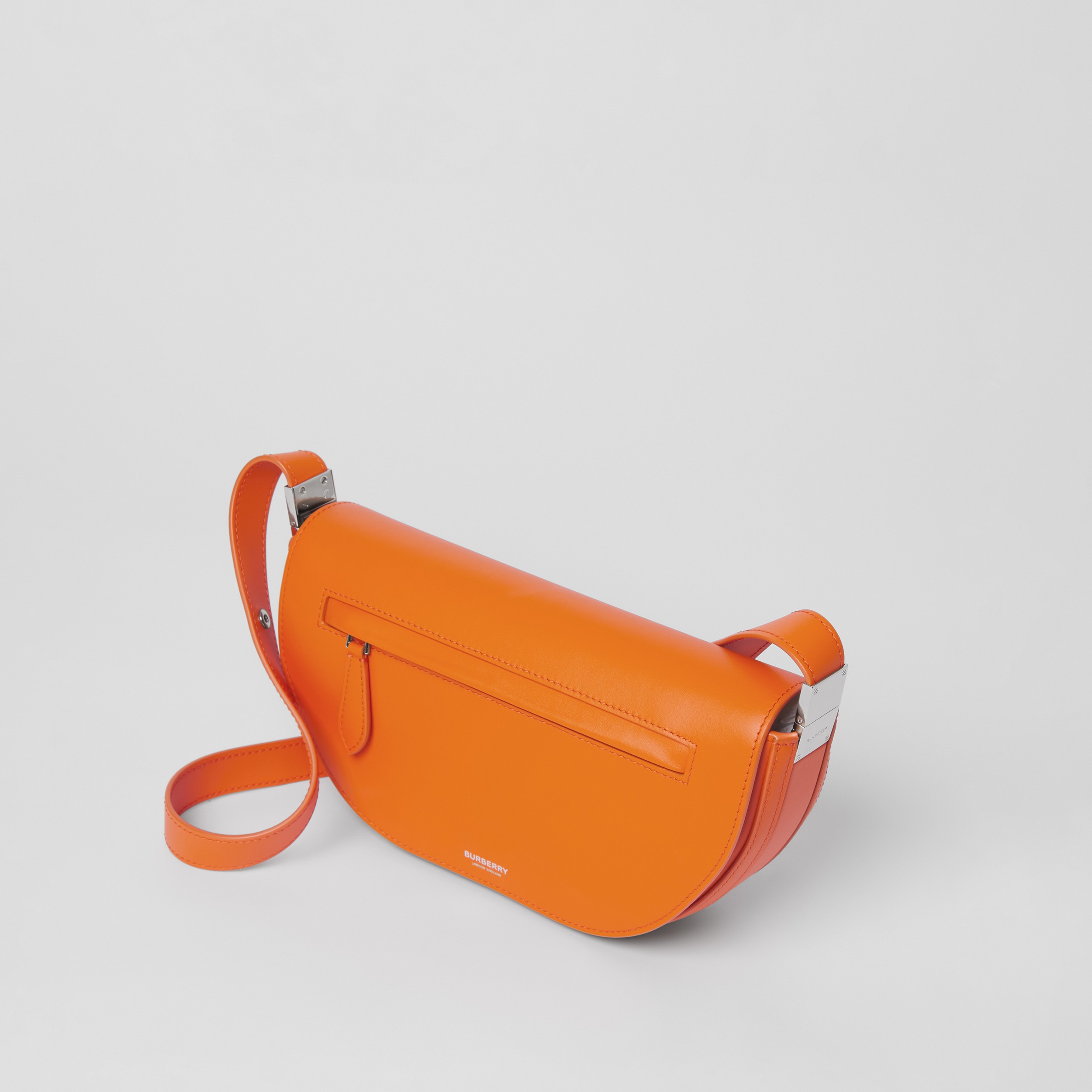 Small Leather Olympia Bag in Orange - Women | Burberry® Official - 4