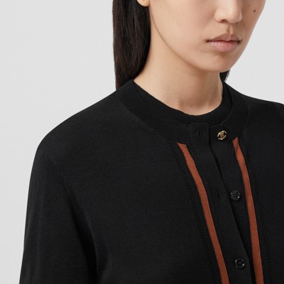 silk cashmere cardigan