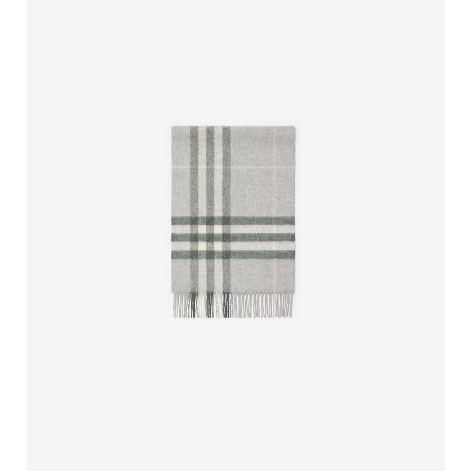 Check Cashmere Scarf