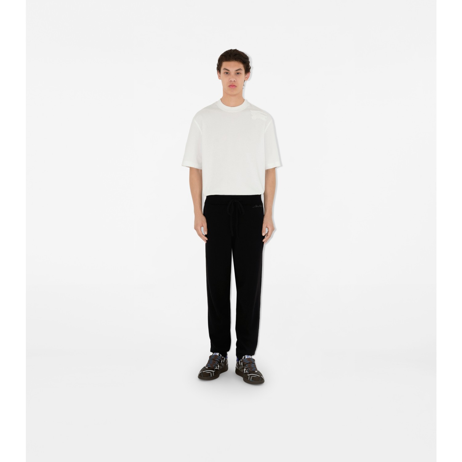 Pantalon de jogging en cachemire mélangé