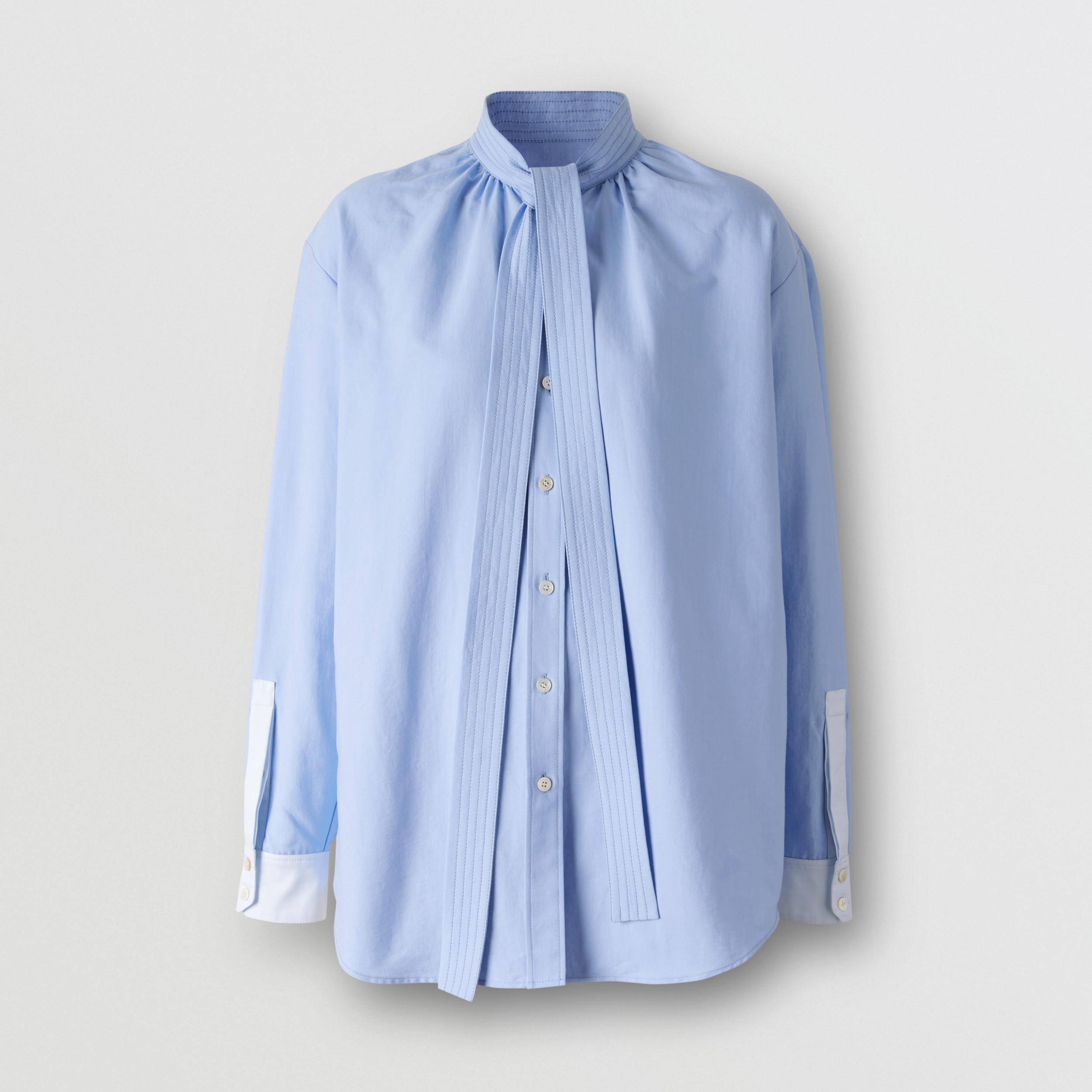 graphpaper oxford oversized bandcollar shirt