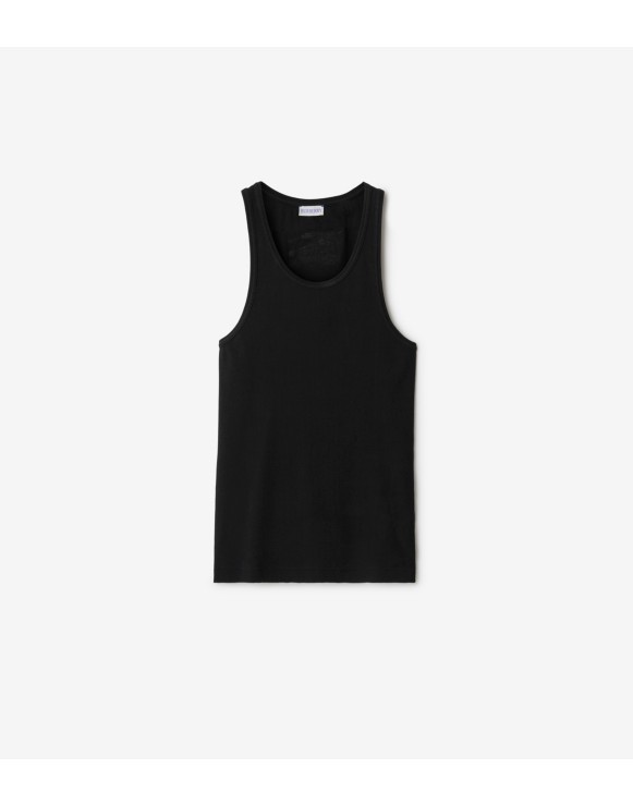 Stretch Cotton Tank Top