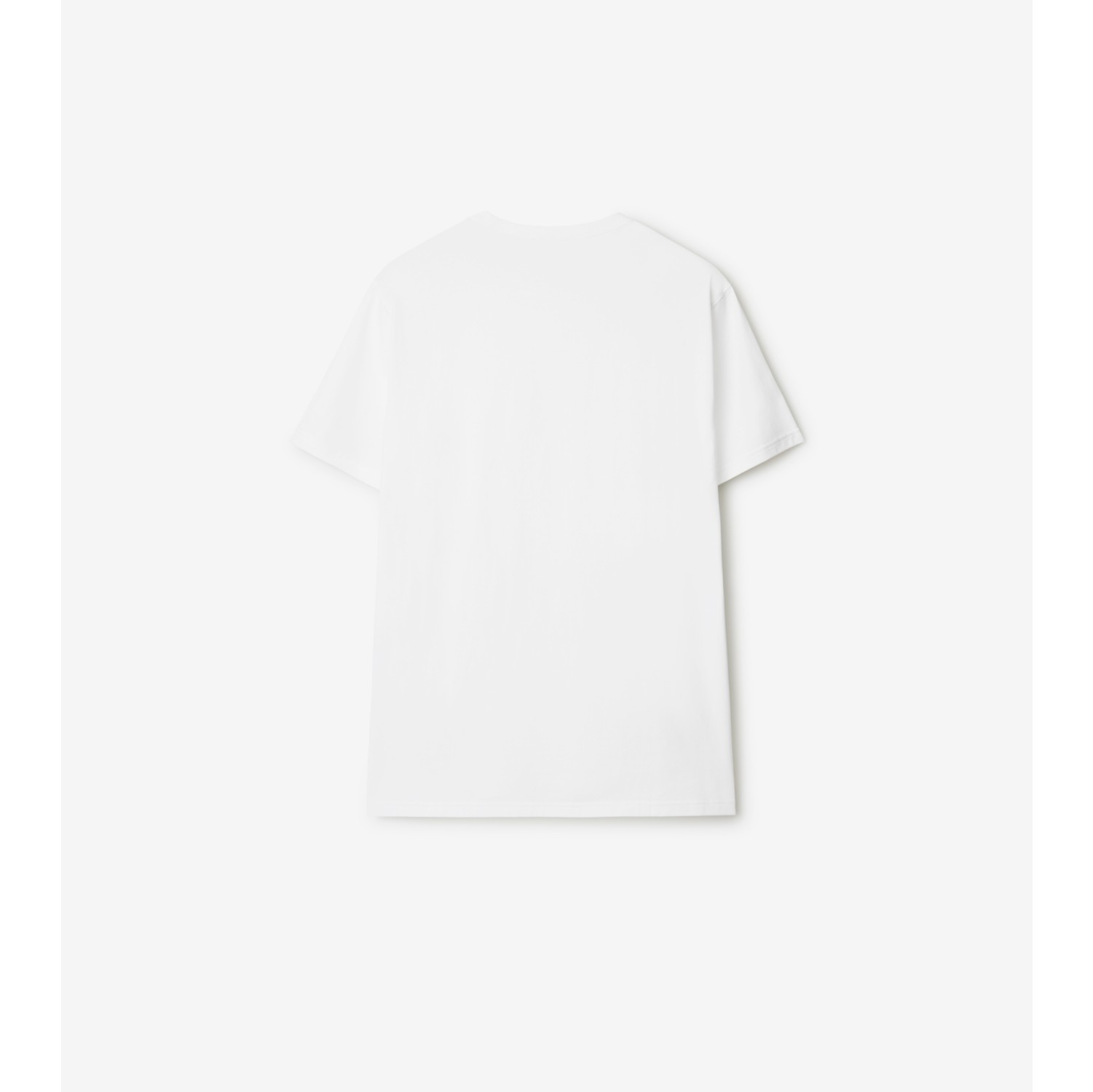Cotton T-shirt in White - Men | Burberry® Official