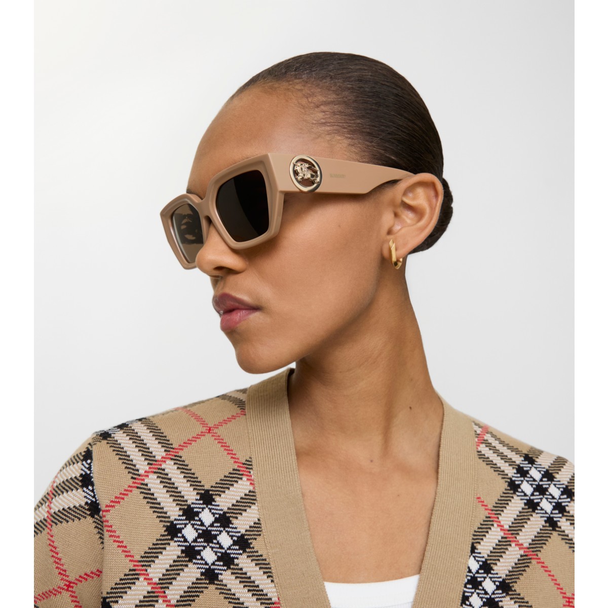  Check EKD Rectangular Sunglasses