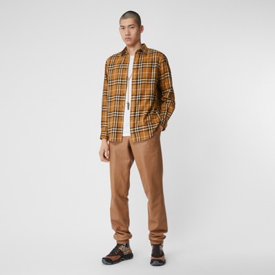burberry mens flannel