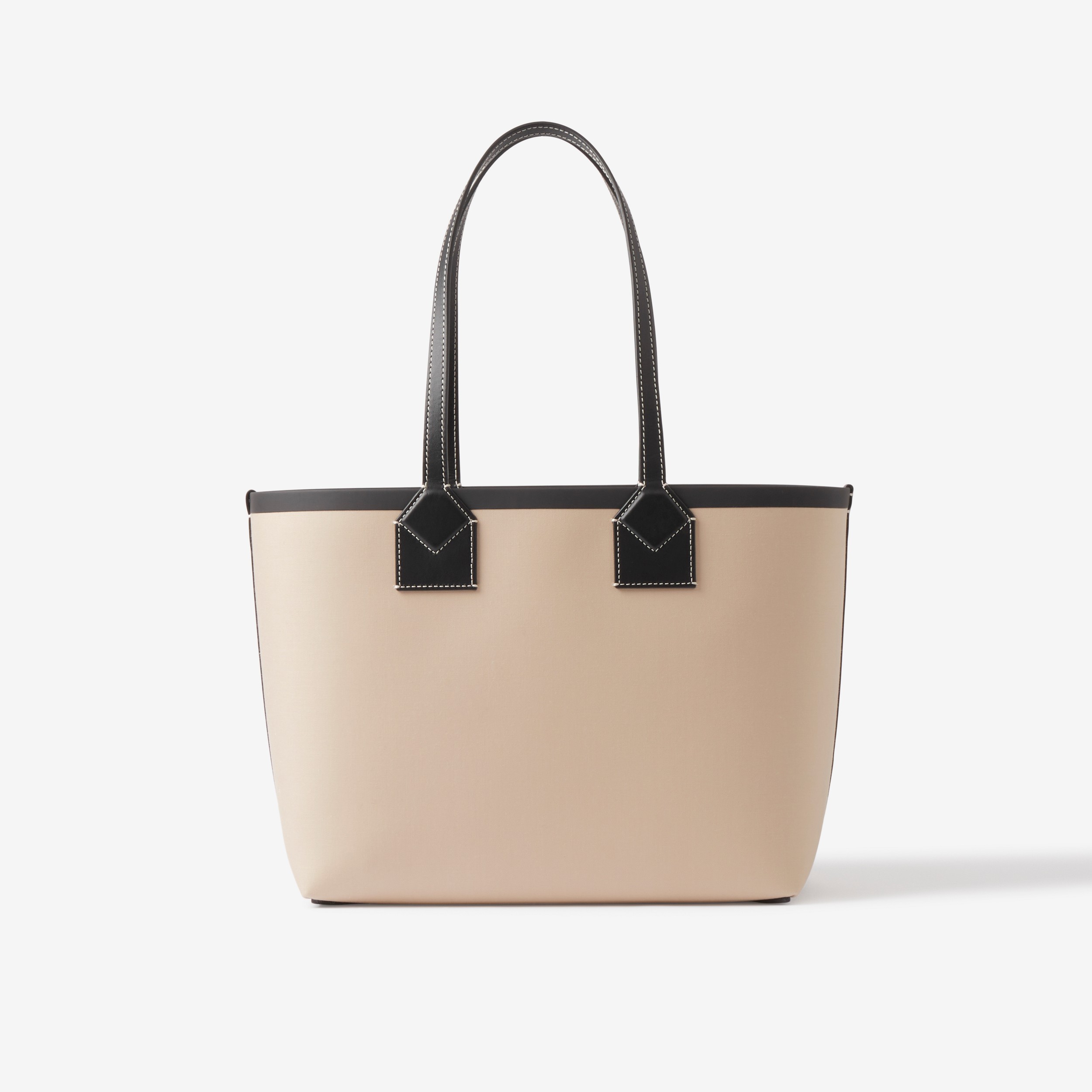 Small London Tote Bag in Beige - Women | Burberry® Official - 3