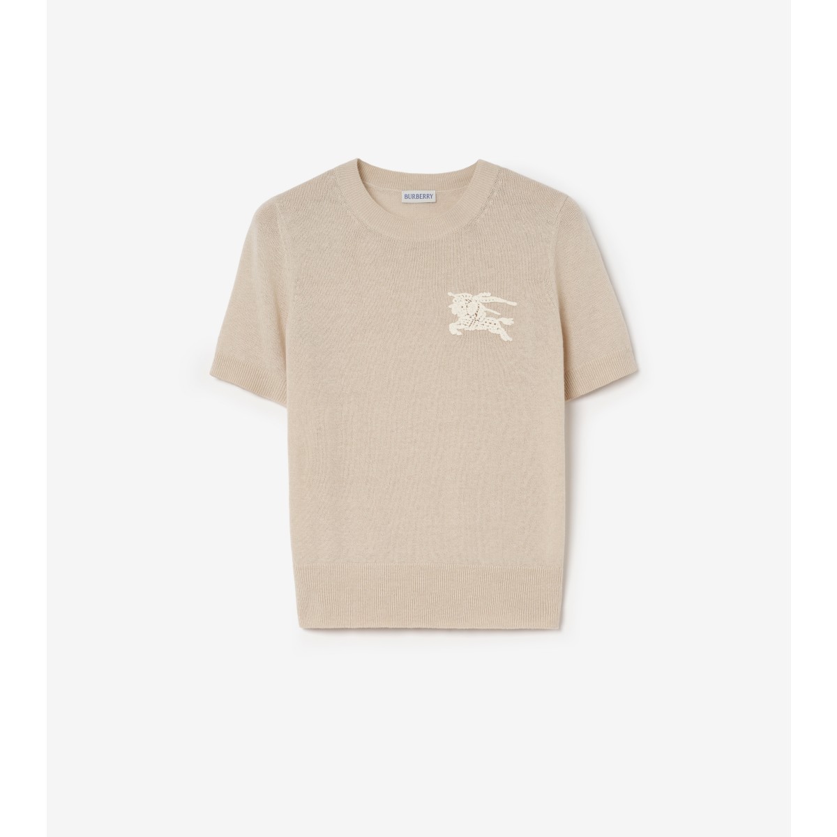  Embroidered Knight Wool Cotton Top